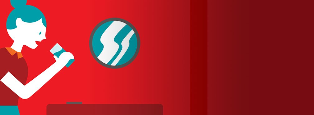 woman drinking water