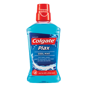 קולגייט פלאקס שטיפת פה כחולה מנטה נשימה רעננה לאורך זמן
